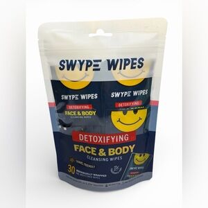 Swype Wipes Detoxifying Face & Body Cleansing Wipes 30ct.